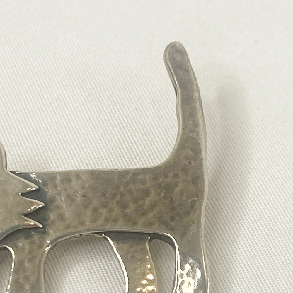Vintage Silpada Sterling Silver Cat Pin/Brooch I1590